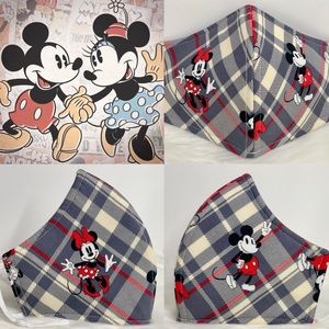 Vintage Mickey and Minnie Mouse Adult face Mask